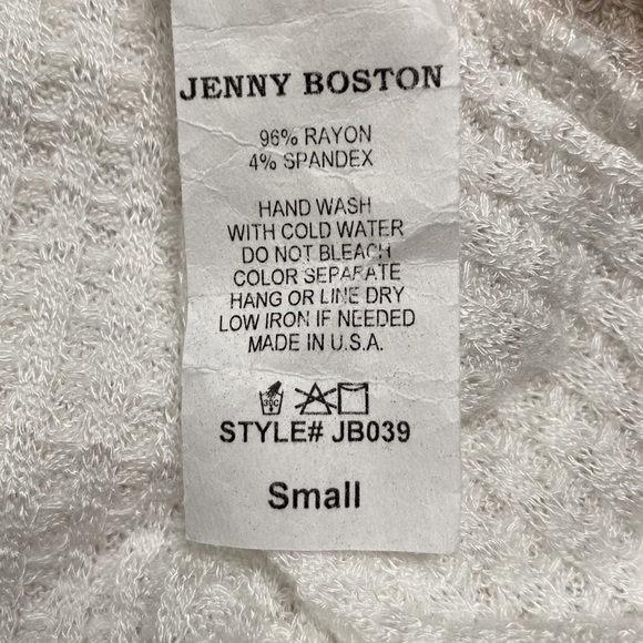 Christie Jenny Boston Waffle Notch Collar Waffle Top 💗 Pink Oatmeal & White - Picture 15 of 15